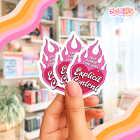 Load image into Gallery viewer, Kindle Contains Sticker
