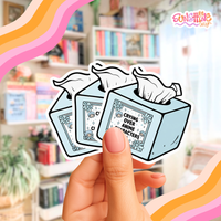 Load image into Gallery viewer, Crying Over Anime Sticker
