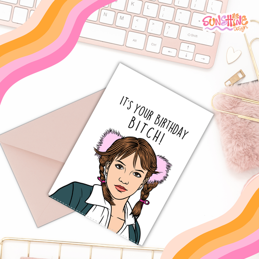 Cartão de aniversário da Britney