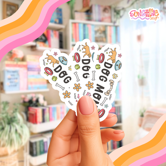 Autocolante "Mãe de Cão"