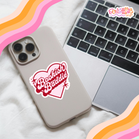 Load image into Gallery viewer, Bookish Baddie Sticker
