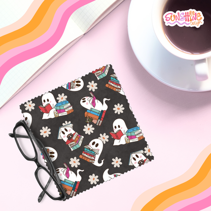 Bookish Ghost Glasses Cloth