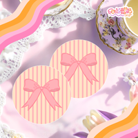 Load image into Gallery viewer, Pink Bow Coaster
