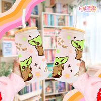 Load image into Gallery viewer, This is Yoda Glass Cup
