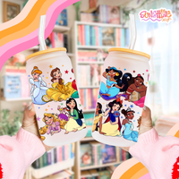 Load image into Gallery viewer, Princess Glass Cup
