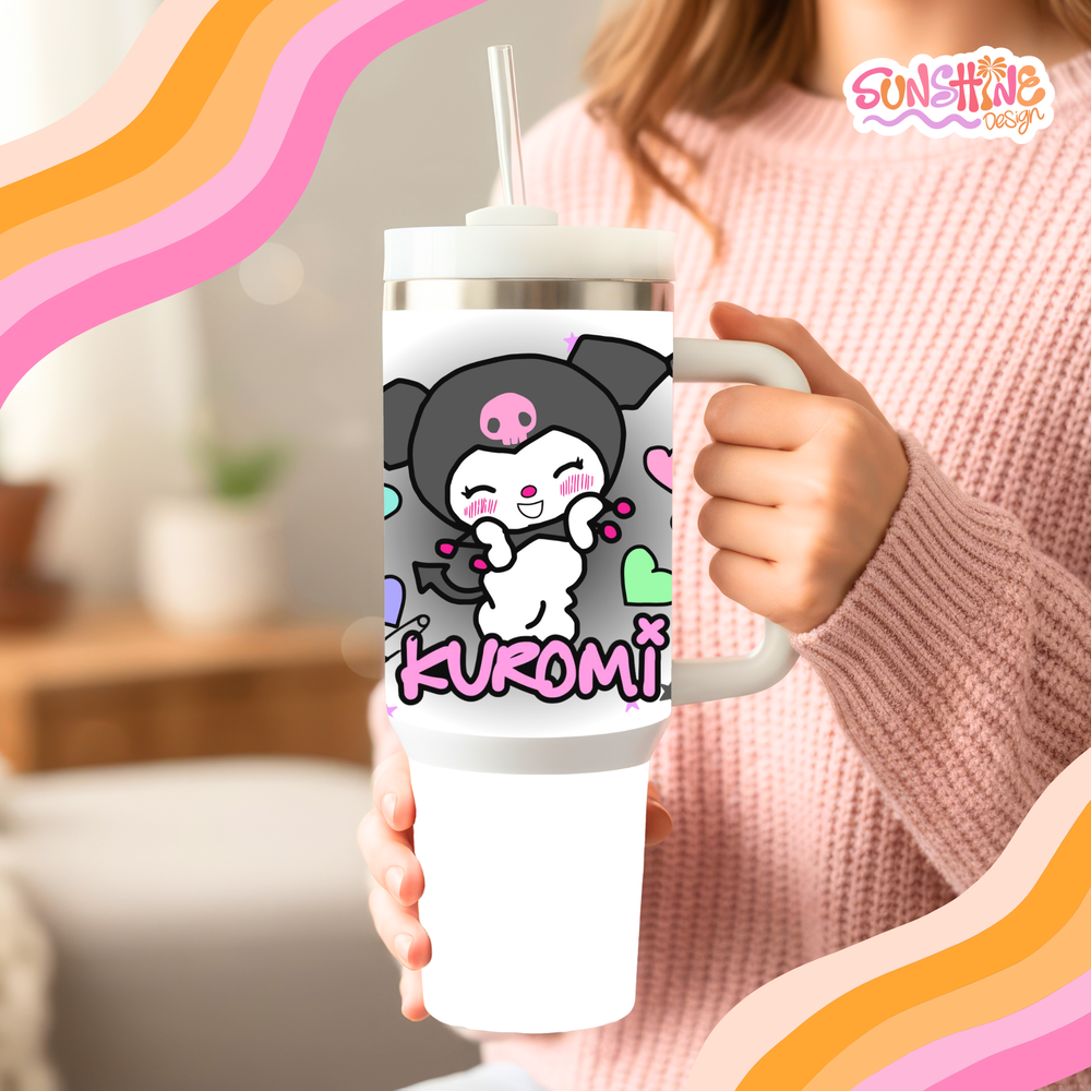 Kawaii Kuromi Tumbler
