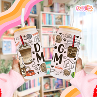 Load image into Gallery viewer, Dog Mom Glass Cup
