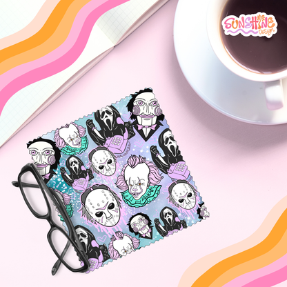 Pano para óculos de filmes de terror