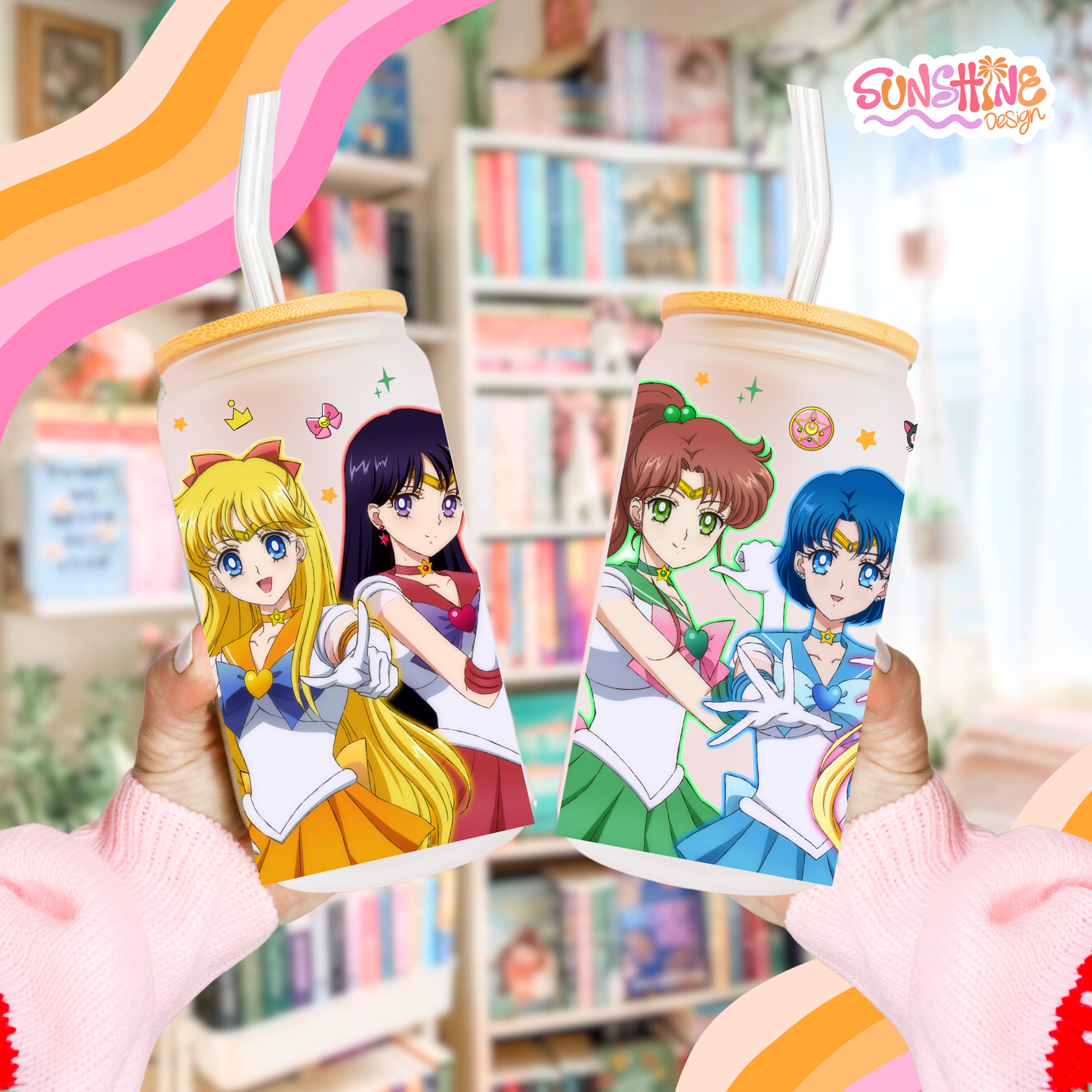 Sailor Moon Glass Cup