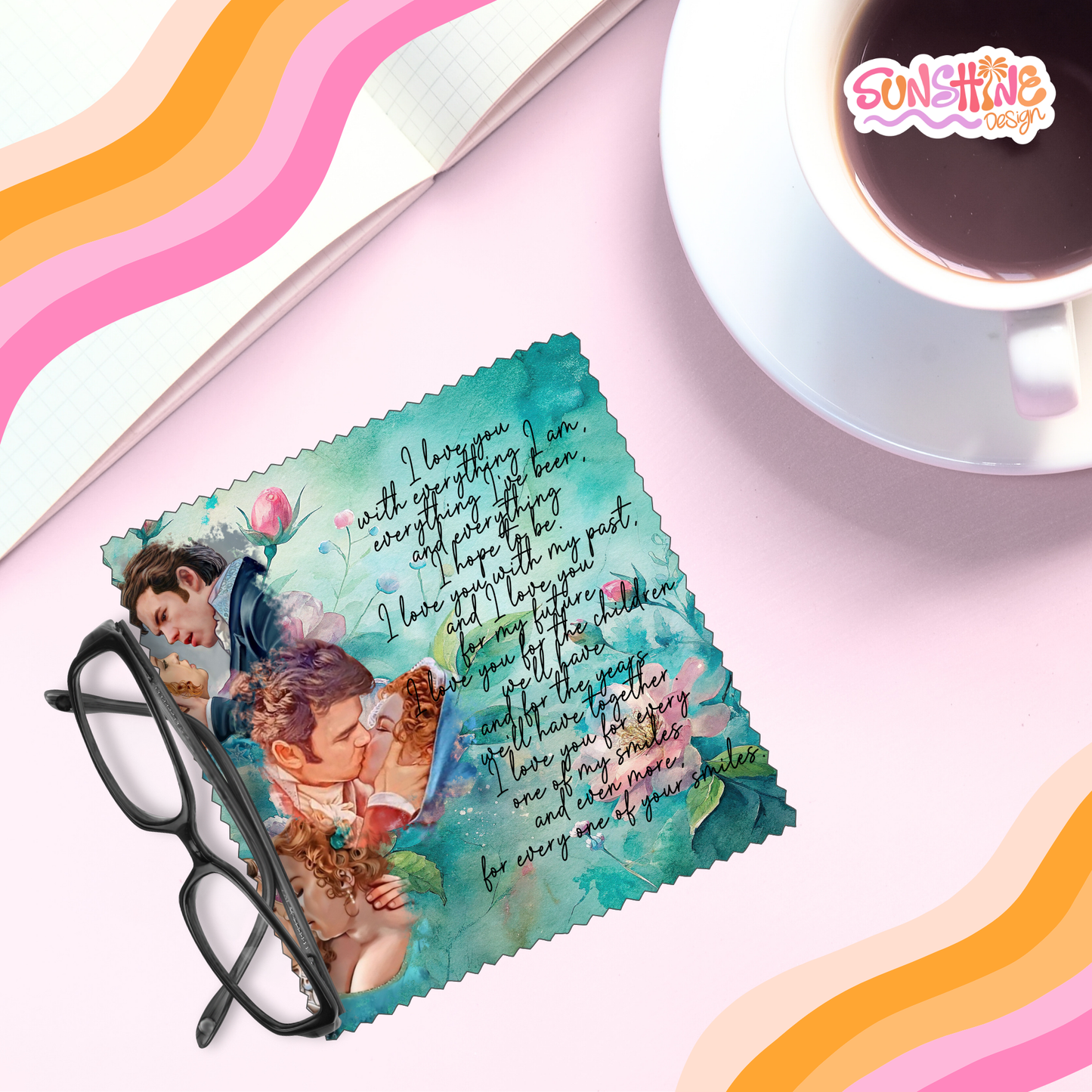 Penelope & Colin Glasses Cloth