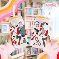 Load image into Gallery viewer, True Crime Glass Cup
