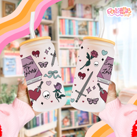 Load image into Gallery viewer, Enemies to Lovers Glass Cup
