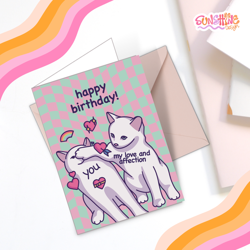 Love Affection Birthday Card