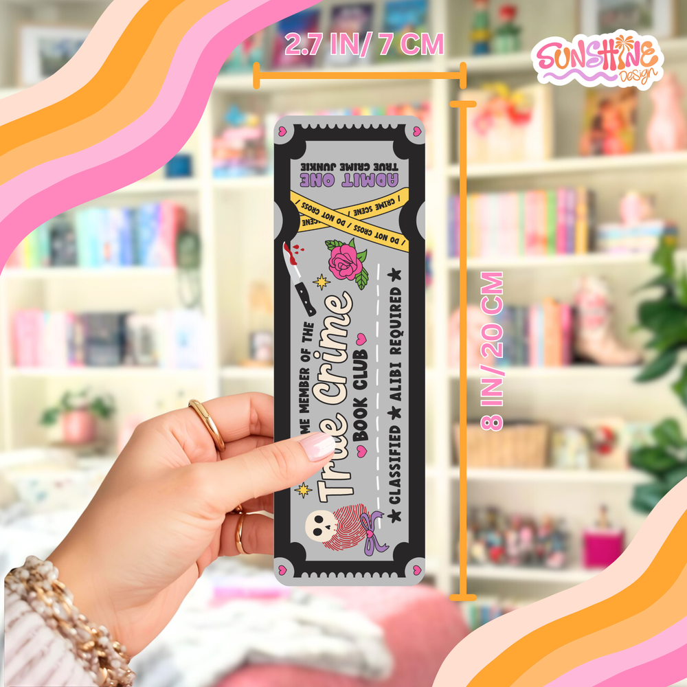 True Crime Club Bookmark
