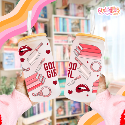 Copo de vidro "Boa Menina"