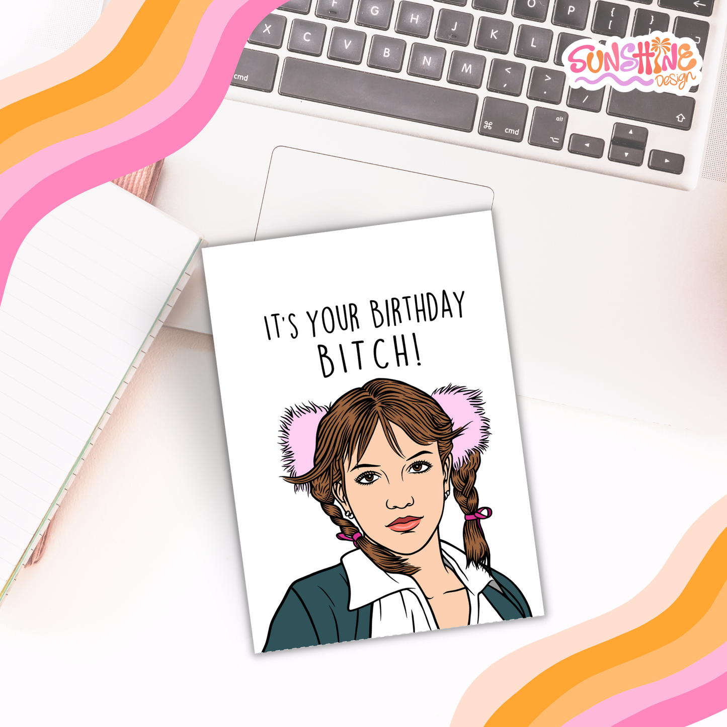 Cartão de aniversário da Britney