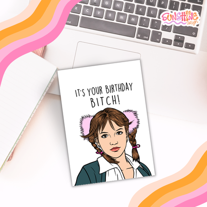 Cartão de aniversário da Britney