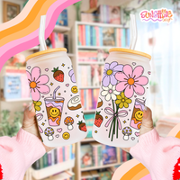 Load image into Gallery viewer, Sweet Bloom Glass Cup
