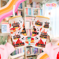 Load image into Gallery viewer, Dark Romance Glass Cup
