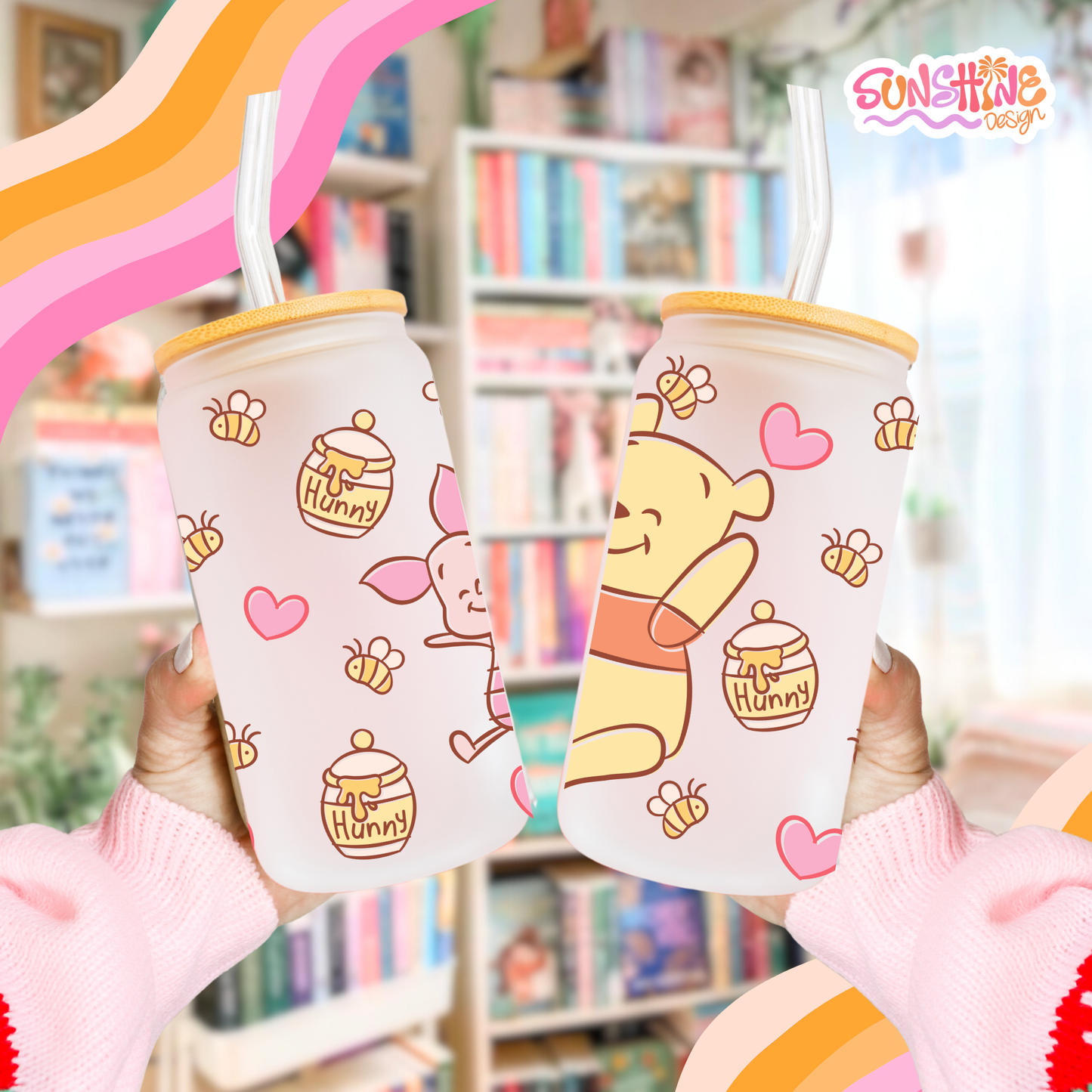 Winnie Pooh Glass Cup