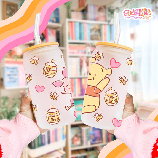 Winnie Pooh Glass Cup