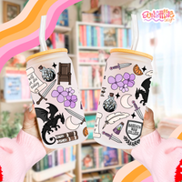 Load image into Gallery viewer, War College Glass Cup
