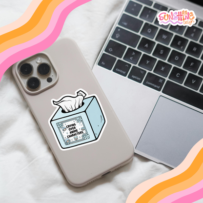 Autocolante de choro por causa de anime