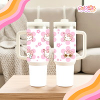 Load image into Gallery viewer, Kawaii Kitty Tumbler
