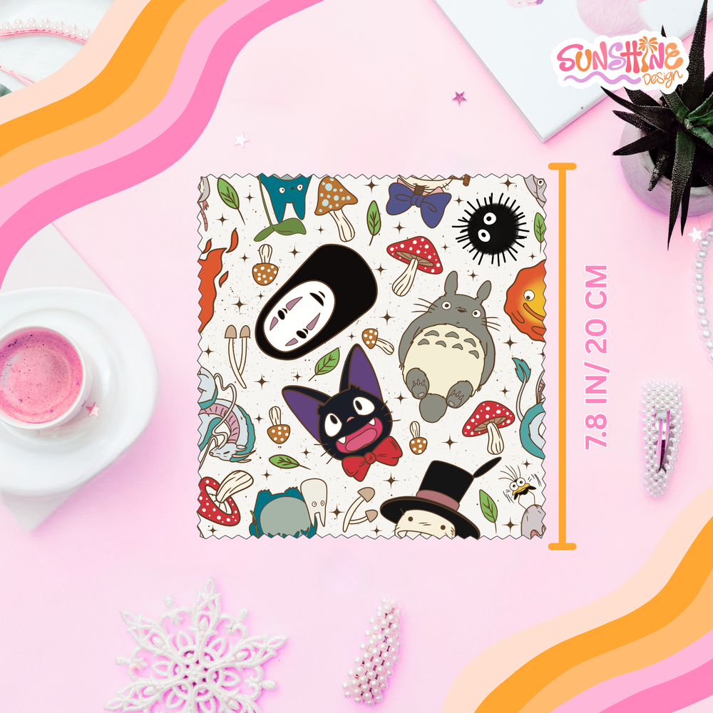 Ghibli Studio Glasses Cloth