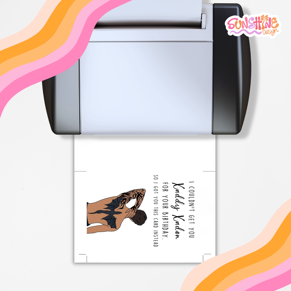 Xaddy Riorson Birthday Card