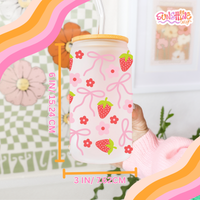 Load image into Gallery viewer, Berry Bow Glass Cup
