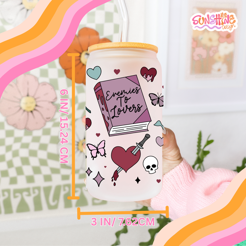 Enemies to Lovers Glass Cup