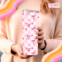 Load image into Gallery viewer, Pink Bow Tumbler

