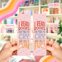 Load image into Gallery viewer, I Read and Cry Bookmark
