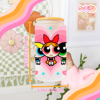 Load image into Gallery viewer, Powerpuff Girls Glass Cup
