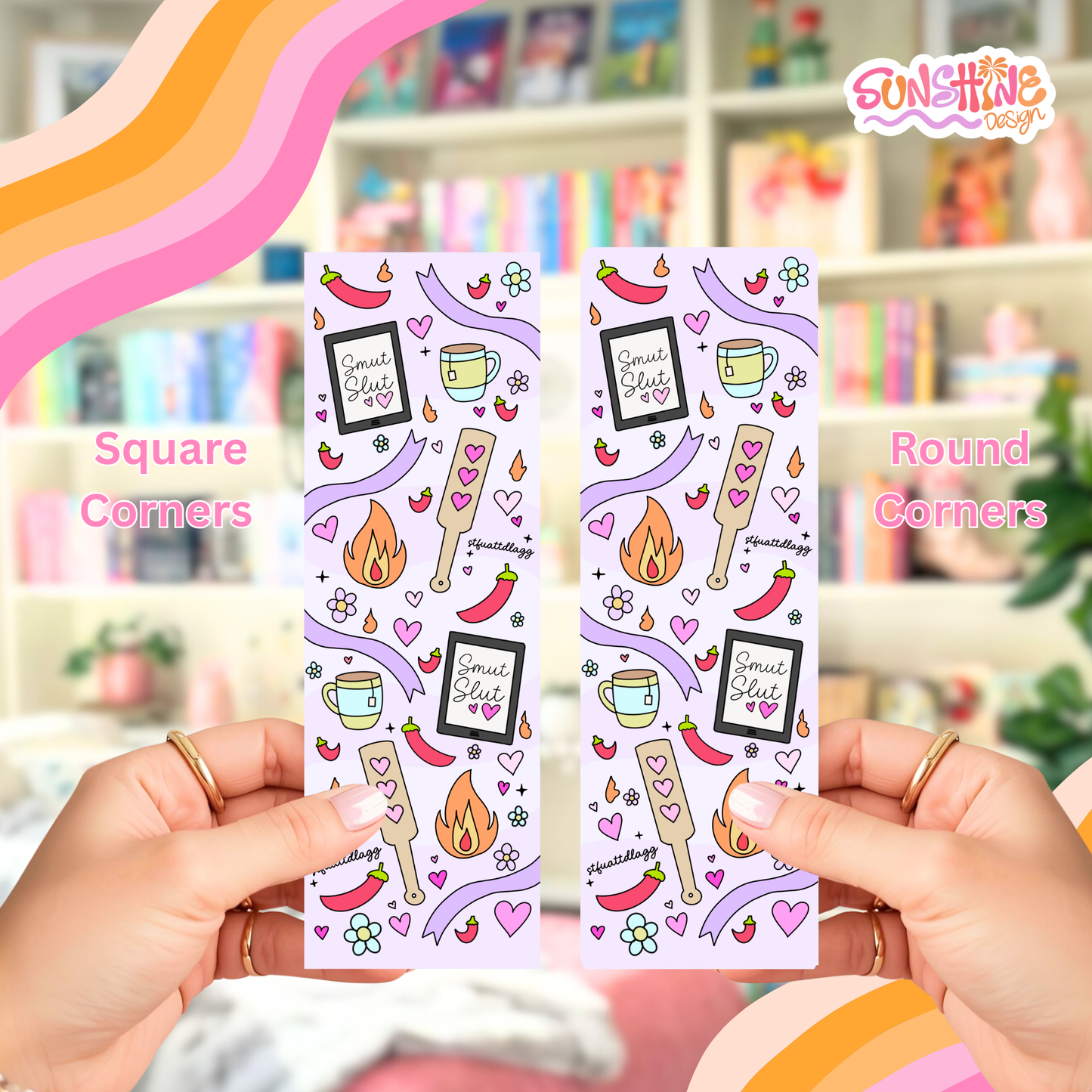 Spice Pink Romance Bookmark