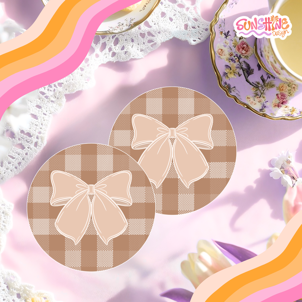 Almond Bow Coaster
