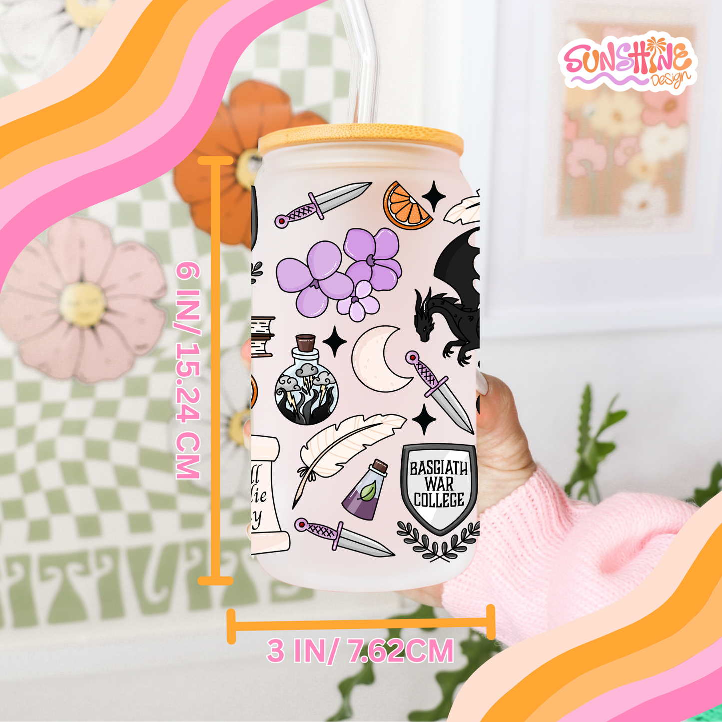 War College Glass Cup