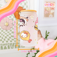 Load image into Gallery viewer, Sushi Kitty Glass Cup
