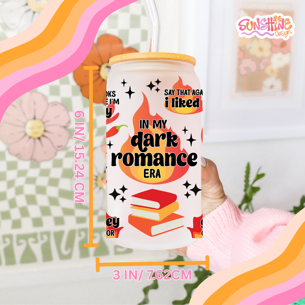 Dark Romance Glass Cup