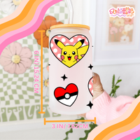 Load image into Gallery viewer, Electric Heart Glass Cup
