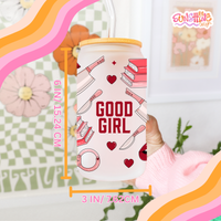 Load image into Gallery viewer, Good Girl Glass Cup
