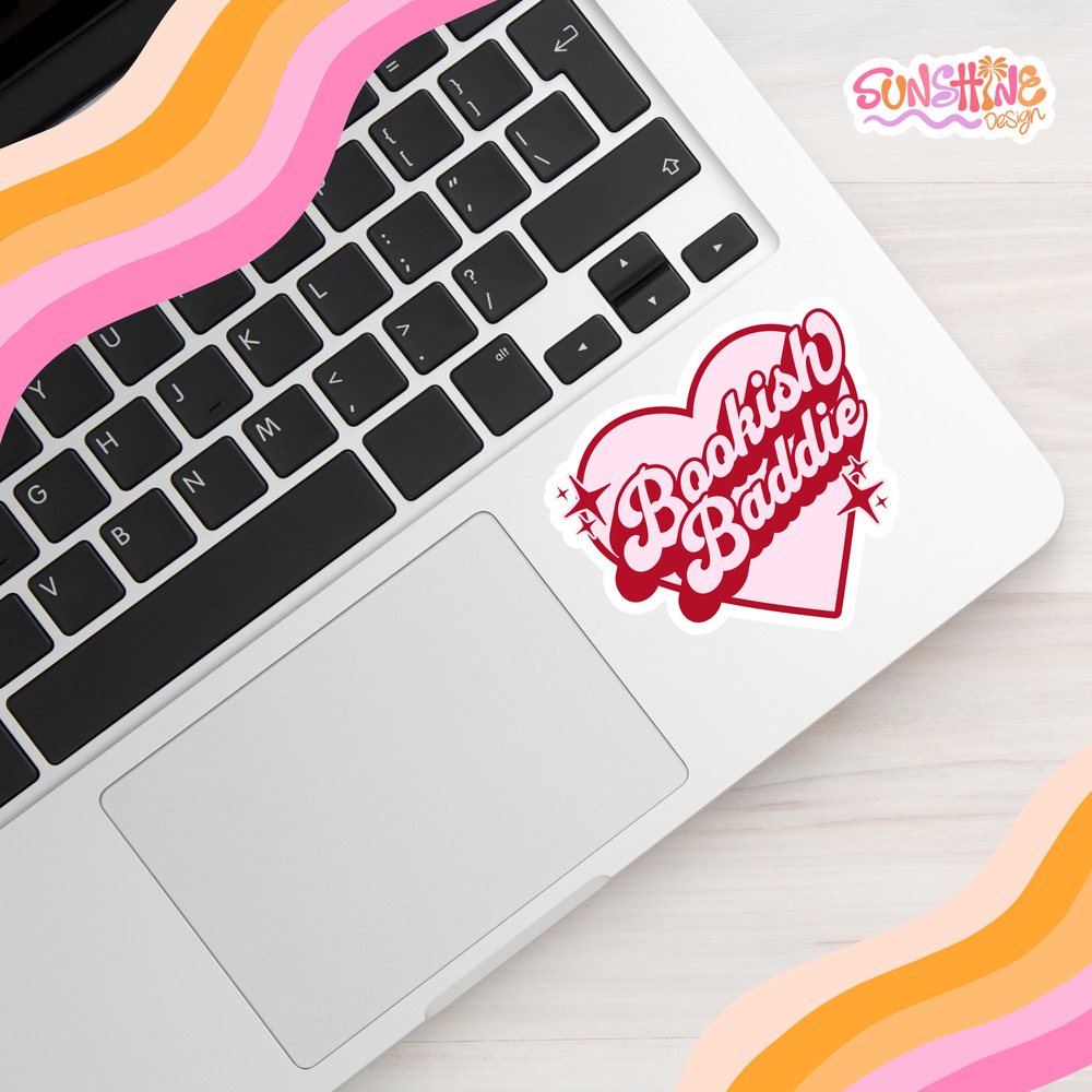 Bookish Baddie Sticker