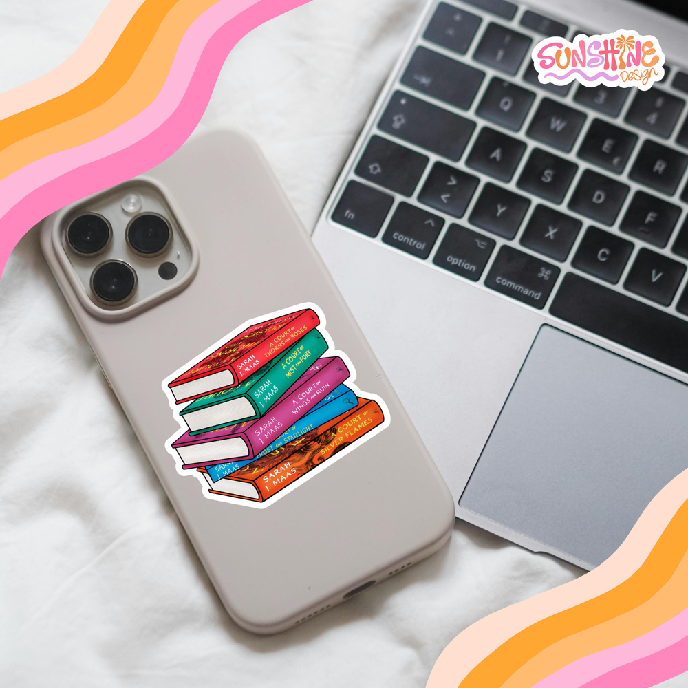 Acotar Magic Books Sticker