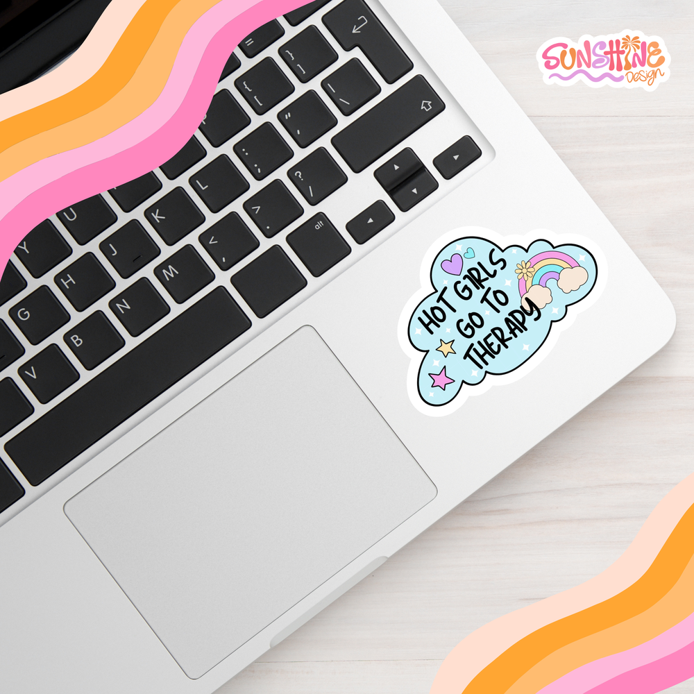 Girls Go to Therapy Sticker