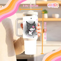 Load image into Gallery viewer, Kawaii Kuromi Tumbler
