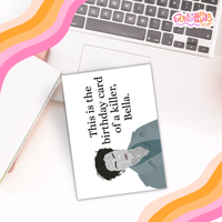 Load image into Gallery viewer, Sparkly Vampire Birthday Card
