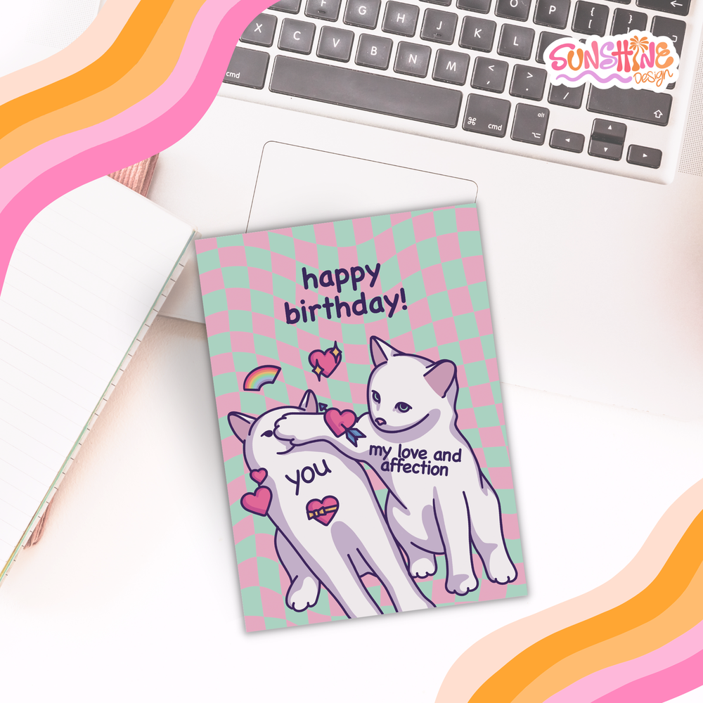 Love Affection Birthday Card