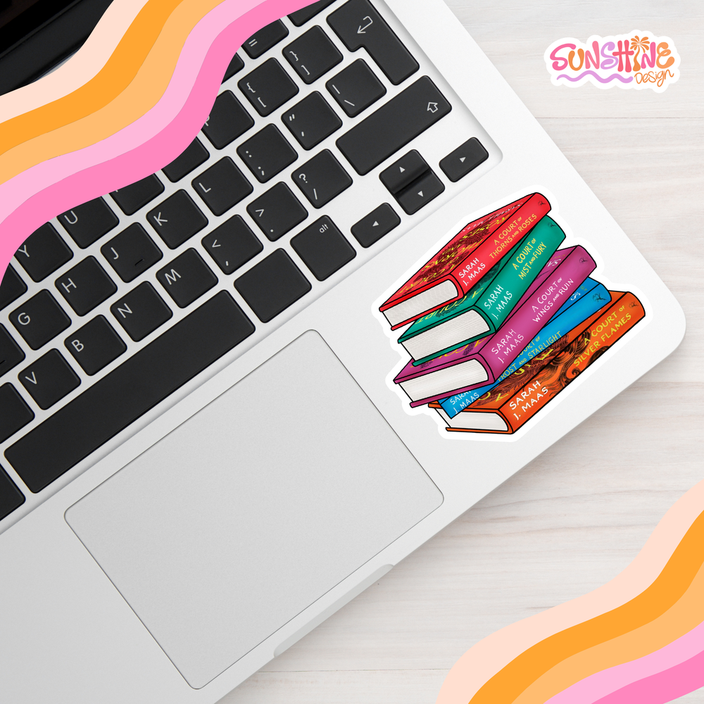 Acotar Magic Books Sticker